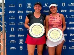 Tenista peruana Romina Ccuno se coronó campeona de dobles en el W35 de Leme-Brasil