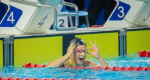 Cielo Moya logró cuatro récords Nacionales en selectivo múltiple de Natación
