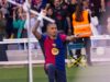 Barcelona en gran reacción le ganó al Celta 4-3 y sigue firme en la punta de la Liga de España