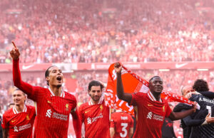 Liverpool se proclamó campeón de la Premier League con antelación al golear a Tottenham 5-1