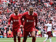 Liverpool cada vez más cerca de salir campeón de la Premier League