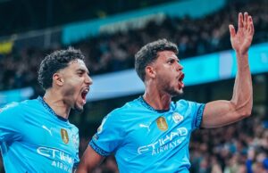 Manchester City trepó al tercer lugar de la Premier League al vencer a Aston Villa 2-1