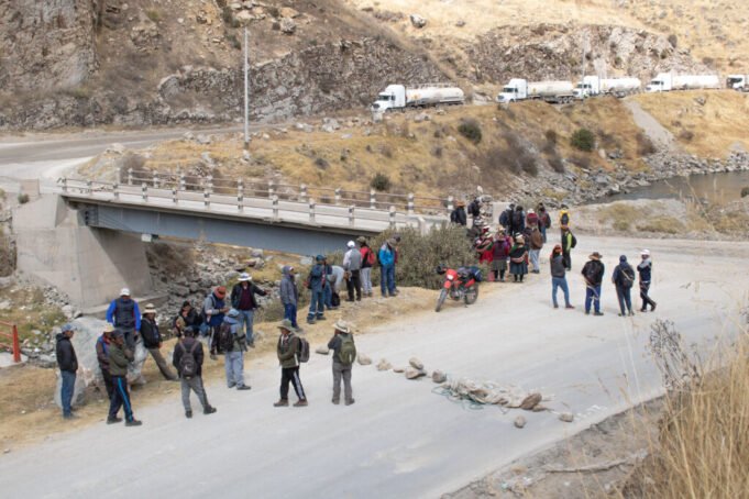 Cotabambas se moviliza contra criminalización de dirigentes y represión estatal