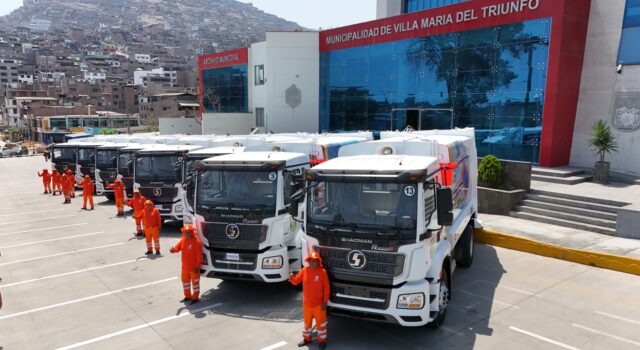 Villa María del Triunfo adquiere 15 compactadoras para reforzar la limpieza en el distrito