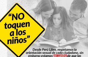 Bancada Perú Libre rechaza que hombres que se autoperciben féminas usen baños de mujeres: «No toquen a los niños»