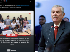 Congreso aprueba dictamen para el recuento de votos en las Elecciones 2026