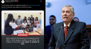 Congreso aprueba dictamen para el recuento de votos en las Elecciones 2026