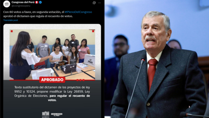 Congreso aprueba dictamen para el recuento de votos en las Elecciones 2026
