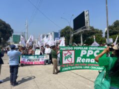 Militantes del PPC rechazan agravios de alcalde Rafael López Aliaga