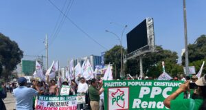 Militantes del PPC rechazan agravios de alcalde Rafael López Aliaga