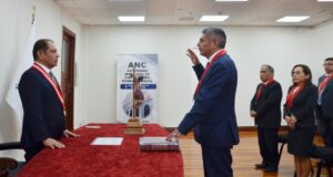 Poder Judicial: jefe de la ANC toma juramento a juez superior y lo incorpora a las funciones de control funcional
