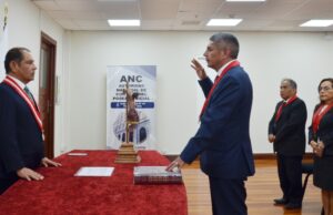 Poder Judicial: jefe de la ANC toma juramento a juez superior y lo incorpora a las funciones de control funcional