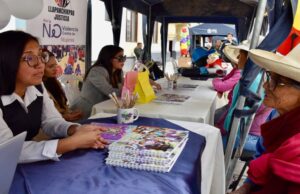 Cajamarca: Poder Judicial promueve cultura jurídica contra la violencia familiar en la feria «Caravana de la Justicia»