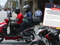 Defensoría del Pueblo solicita la prohibición de la circulación de motos por 12 horas al día