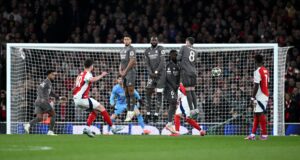 Arsenal goleó al Real Madrid 3-0 en la ida de los Cuartos de Final de la Champions League