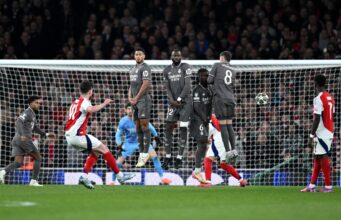 Arsenal goleó al Real Madrid 3-0 en la ida de los Cuartos de Final de la Champions League