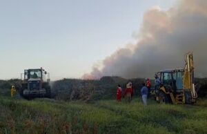 Incendio de gran magnitud arrasa con más de cuatro hectáreas en el Santuario Nacional Lagunas de Mejía
