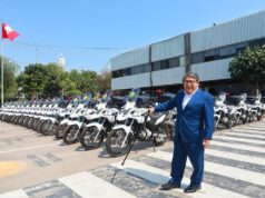 Gobierno Regional del Callao presenta 85 motos para reforzar la seguridad ciudadana en la región