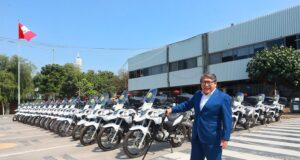 Gobierno Regional del Callao presenta 85 motos para reforzar la seguridad ciudadana en la región