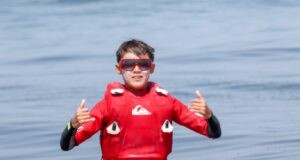 A sus 12 años, Raúl Vildoso es el tablista más joven en correr olas de más de 4 metros en Pico Alto.