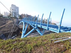 Últimas plataformas del puente Turístico Miraflores-Barranco serán instaladas a fin de mes