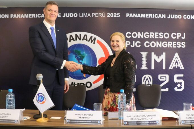 Carlos Zegarra Presser es reelegido por unanimidad como presidente de la Confederación Panamericana de Judo