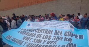 Pobladores de Villa El Salvador, VMT y SJM marchan por agua