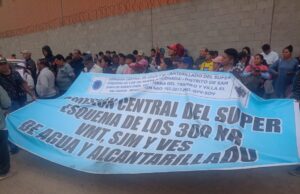 Pobladores de Villa El Salvador, VMT y SJM marchan por agua