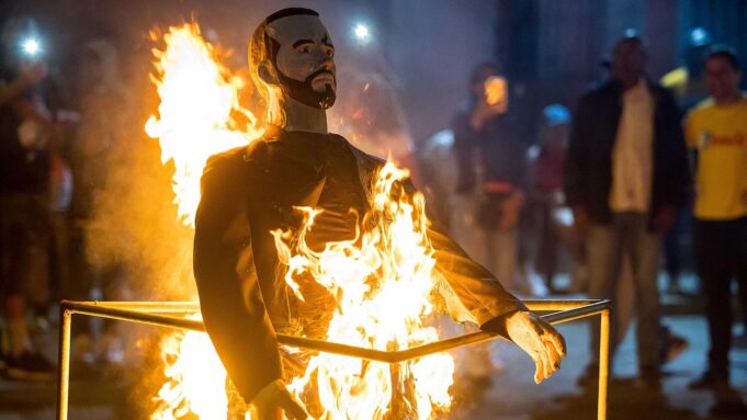 Queman a Bukele y Rubio en Caracas: el pueblo venezolano juzga a sus verdugos políticos