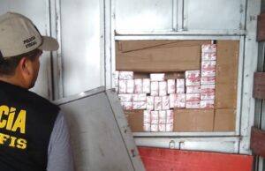 PNP interviene camiones bolivianos que trasladabanmás de 1 millón de cigarrillos ilegales
