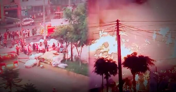 Incendio en La Victoria genera despliegue de bomberos