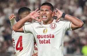 Universitario golpea primero en Guayaquil con gol de Edison Flores