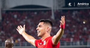 Peruano Luis Ramos anotó un golazo en empate de América de Cali con Corinthians de Brasil 1-1