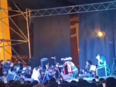 La Libertad: colapso de escenario en colegio de Huamachuco deja 12 personas heridas