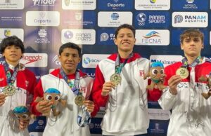 Nadadores peruanos lograron siete medallas de oro en Medellín-Colombia