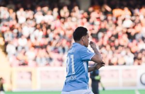 Nápoles le ganó al Lecce 1-0 y sigue en la cima de la Serie «A» del Calcio Italiano