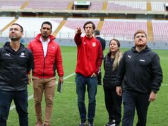 Delegación de Conmebol inspeccionó el Estadio Nacional que postula a ser sede de la final de la Copa Libertadores