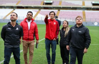 Delegación de Conmebol inspeccionó el Estadio Nacional que postula a ser sede de la final de la Copa Libertadores