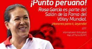 Peruana Rosa García entró al Salón de la Fama del Vóley Mundial
