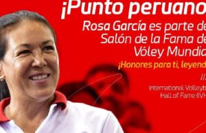 Peruana Rosa García entró al Salón de la Fama del Vóley Mundial
