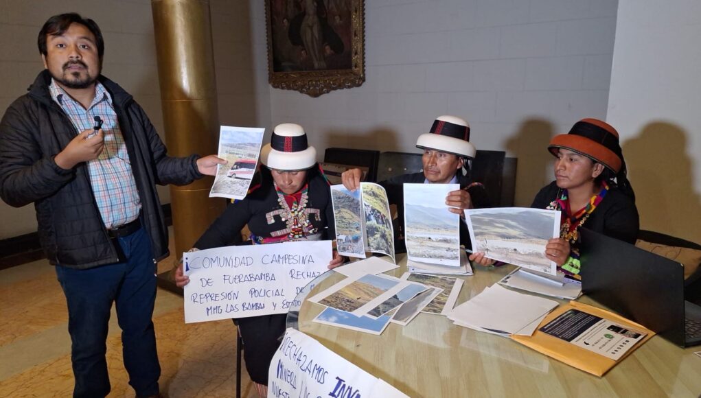 Comunidad Campesina de Fuerabamba denuncia a minera Las Bambas, por invasión territorial