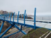 Inician colocación del piso de concreto en puente del Corredor Turístico Miraflores-Barranco