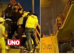 Brutal agresión: Jóvenes lanzan a estudiante desde puente peatonal en Los Olivos