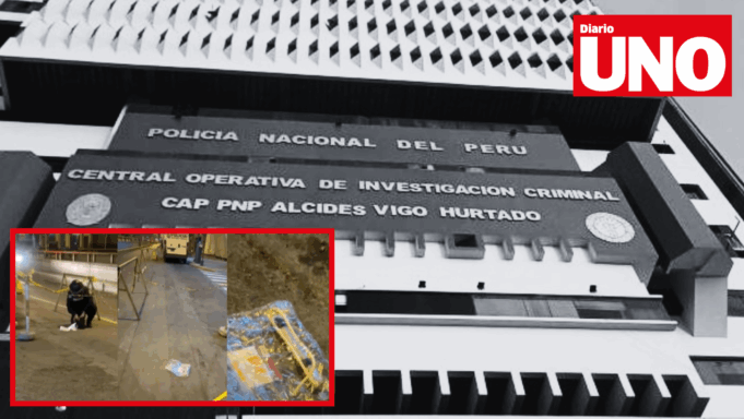 Explosivo hallado en la Dirincri fue llevado por víctima de extorsión