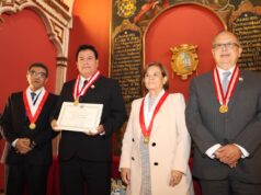 Presidente del IPEN recibe Medalla de Honor Sanmarquinos Destacados