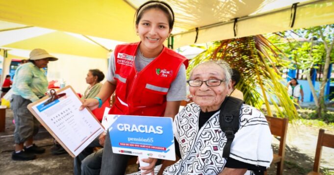 Midis: más de 1750 usuarios de Pensión 65 superan los 100 años de edad