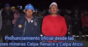 Arequipa: Dirigentes mineros desmienten enfrentamientos(VIDEO)