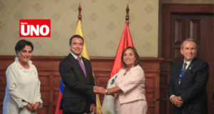 Perú y Ecuador acuerdan recuperación de cuenca Puyango-Tumbes en visita de Boluarte a Quito