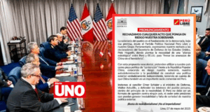 Perú Libre rechaza propuesta imperialista de alianza estratégica entre Perú y EE.UU. contra China