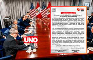Perú Libre rechaza propuesta imperialista de alianza estratégica entre Perú y EE.UU. contra China